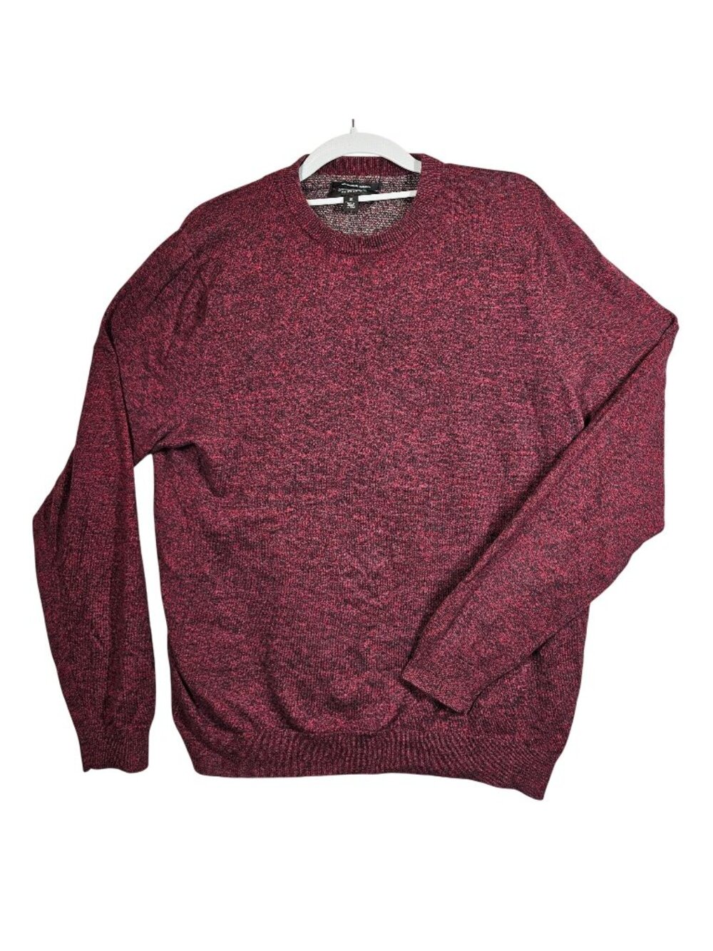 Nordstrom Sweater Mens M Red black cashmere blend career hipster date night dad